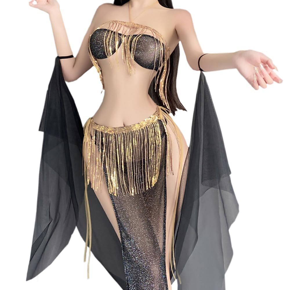 2074 sexy belly dance Costume lingerie dress Princess cheongsam Outfit